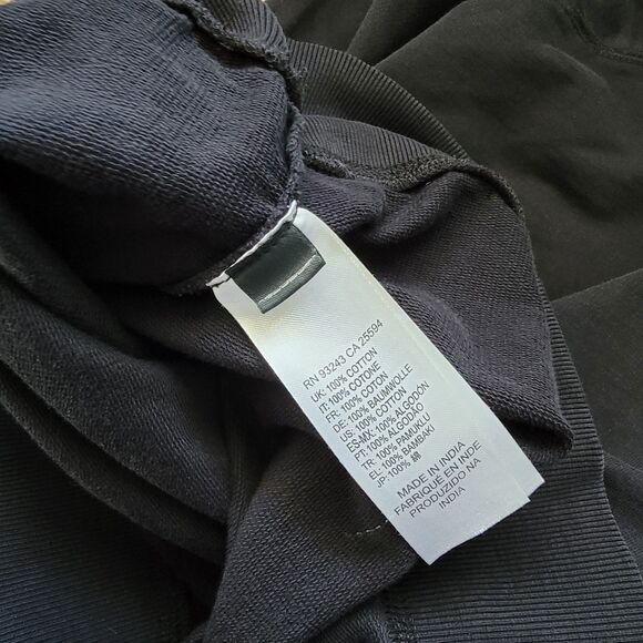 Diesel Womens Sweatshirt Size S Flamingo Hearts Light Weight Y2K Black - Picture 10 of 11